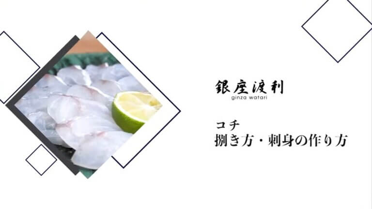 コチの捌き方!刺身(薄造り)の作り方や【活け・活け締め・野締め・浜締め】の違いも解説